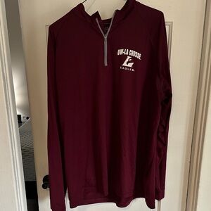 UW-La Crosse Maroon Quarter-Zip Pullover